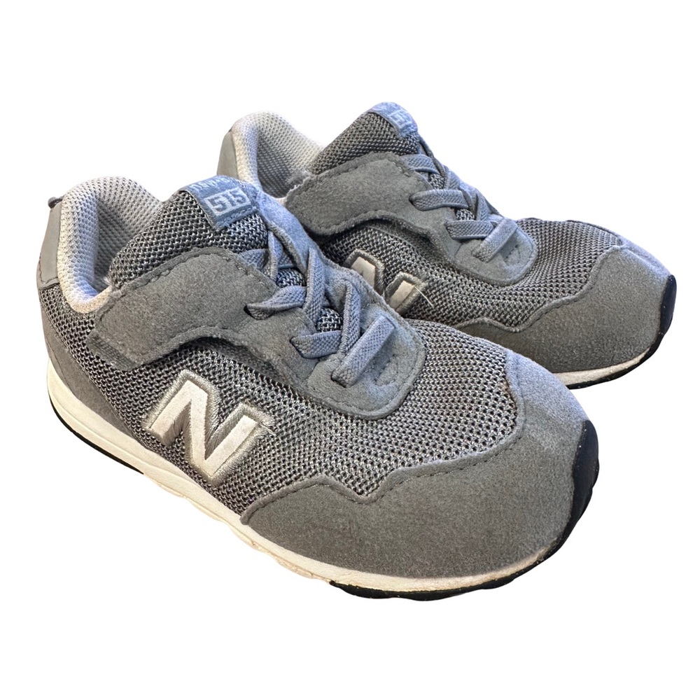 New Balance Kids Sneakers in Gray and White